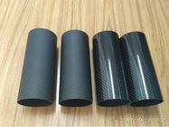 Compare the 3K plain&amp;twill high glossy and matte surface carbon fiber tube